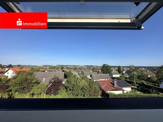 Traumhafte 2-Zimmer-Dachgeschosswohnung in begehrter Wohnlage mit herrlichem Fernblick