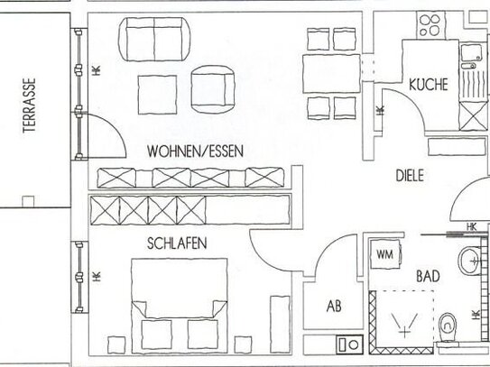 2-Zimmer Seniorenwohnung in Senden zu vermieten