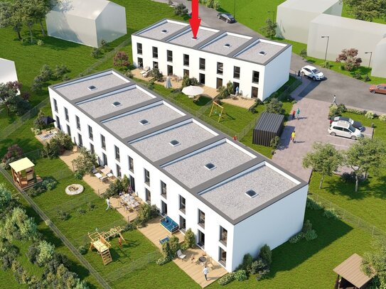 Wohn(t)räume im Grünen! Neubau von familienfreundlichen Reihenhauswohnungen mit sonnigen Terrassen und Gärten!