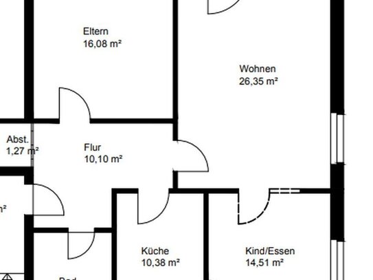 Gemütliche Wohnung mit Garten in Fürstenau