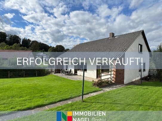 Einfamilienhaus mit unverbaubarem Fernblick in die Natur von Lübbecke-Gehlenbeck!