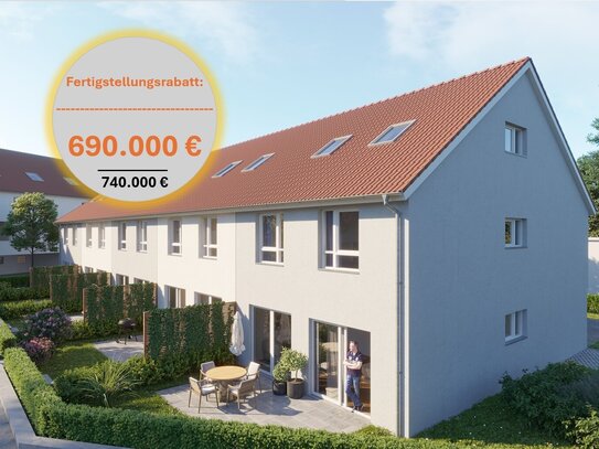 Neubau Reihenhaus mit Wärme-Pumpe - Ihr neues Zuhause wartet!