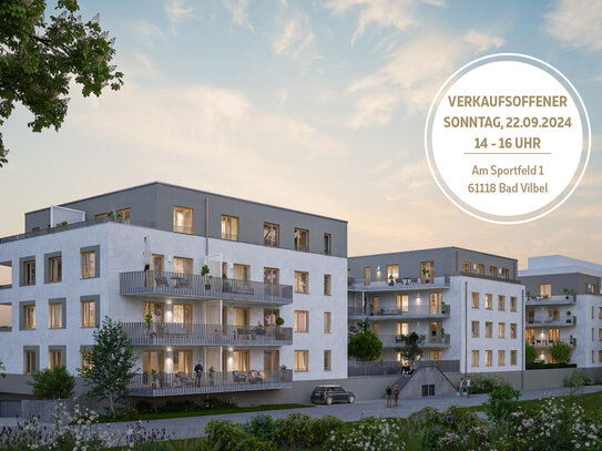 Hermann Immobilien: Penthouse mit großer Dachterrasse und Balkon