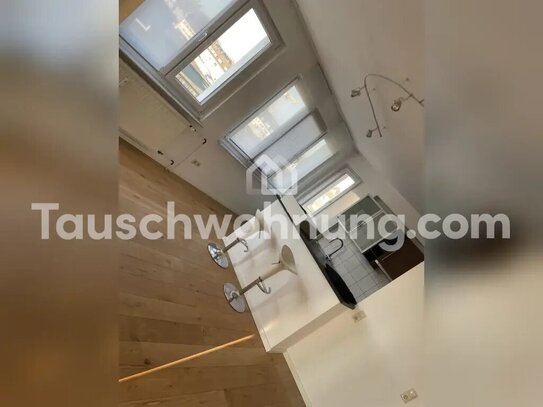 [TAUSCHWOHNUNG] Suche 3-Zimmer, biete schöne 1,5 Zimmer in Bilk mit Balkon