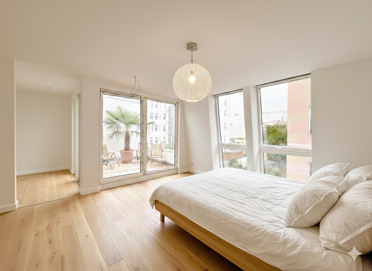 Erstbezug: Stadthaus mit Dachterrasse und Terrasse - Foto 1