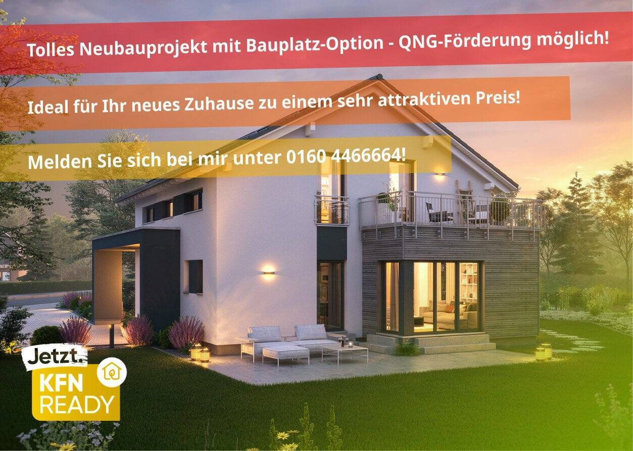 Immobilie in Echzell - Einfamilienhaus mit Eigenleistung beim Innenausbau inkl. GS sucht Baufamilie! - Bild 0