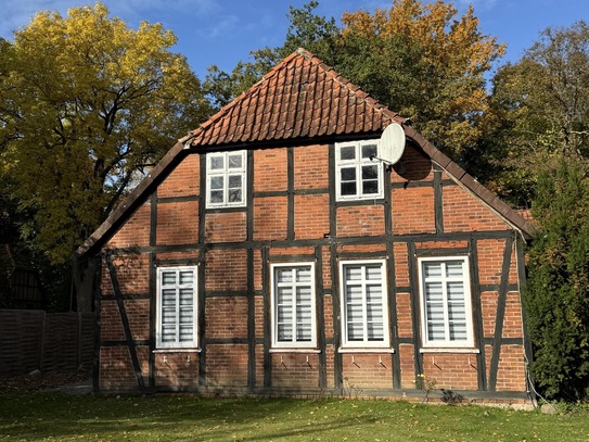 Hofstelle mit Nebengebäude und Holzscheune in Suhlendorf