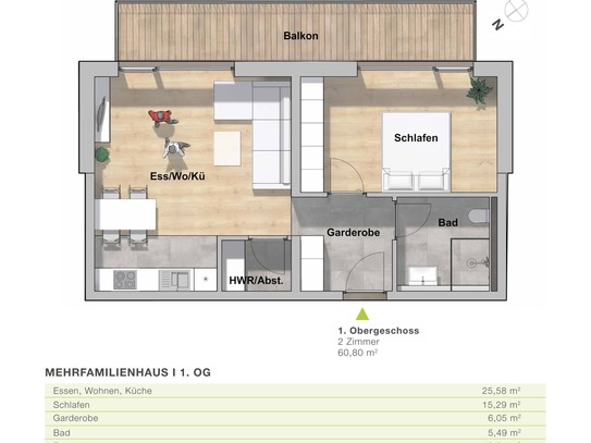 "Zum Lindennest": NEUBAU eines modernes Mehrfamilienhaus in Schwabach