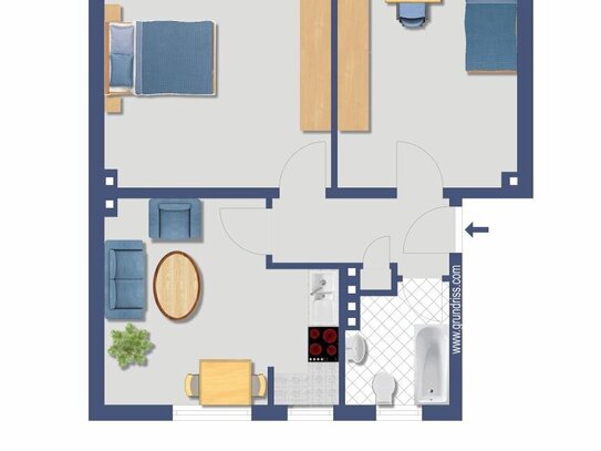 Freiwerdende Wohnung ohne Balkon in begehrter Wohnlage - provisionsfreier Verkauf