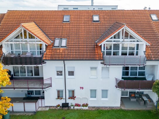 Maisonette mit Balkon und zwei Tiefgaragenstellplätzen