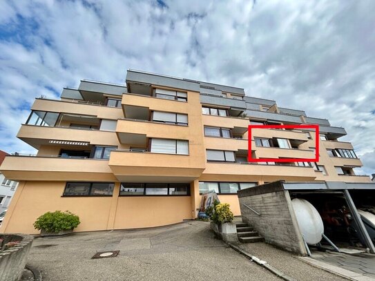 Gepflegte 2,5- Zi.-Wohnung mit Balkon u. TG-Stpl. und Aufzug in Leutenbach