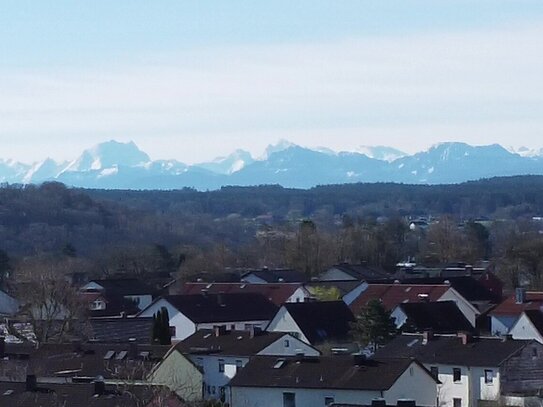 Neubauwohnung in Burghausen mit Bergblick