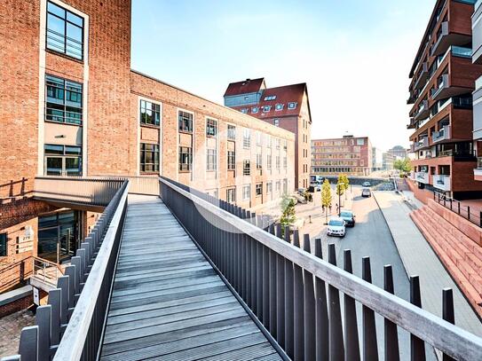 bürosuche.de: Kaispeicher - Loftbürofläche mit Dachterrasse und Elbblick in Hamburg!