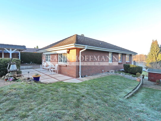 Mit Blick auf den Prüßsee! Gepflegter Bungalow mit Carport und Lift in Güster