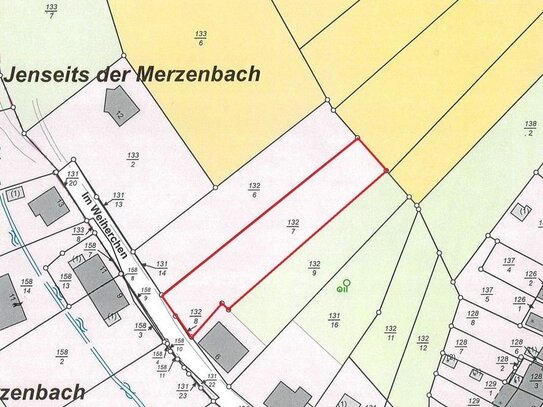 Schönes Baugrundstück mit ca. 1288m² in ruhiger Lage von Lebach