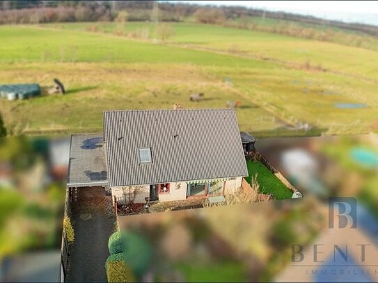 Einfamilienhaus in Hinterbebauung und Feldrandlage