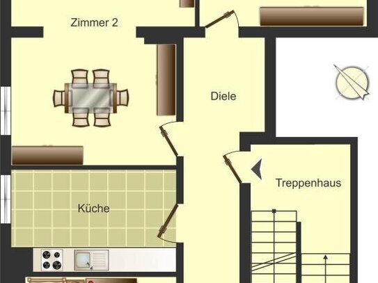 jetzt frei und sofort anmietbar! 3-Zimmer-Wohnung in Lünen Wethmar