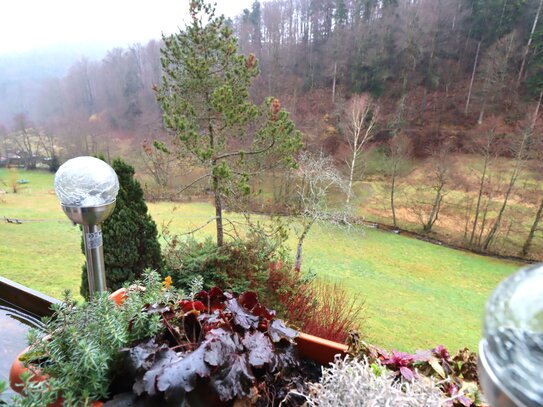 **Energieeffiziente Erdgeschosswohnung, komplett Möbliert mit Balkon & Blick ins Grüne**