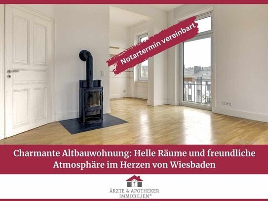 Charmante Altbauwohnung: Helle Räume und freundliche Atmosphäre im Herzen von Wiesbaden