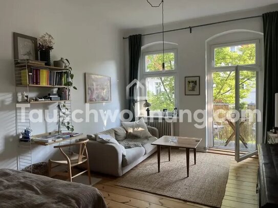 [TAUSCHWOHNUNG] wunderschöne helle 1 ZimmerWohnung mit Balkon und Sitzküche