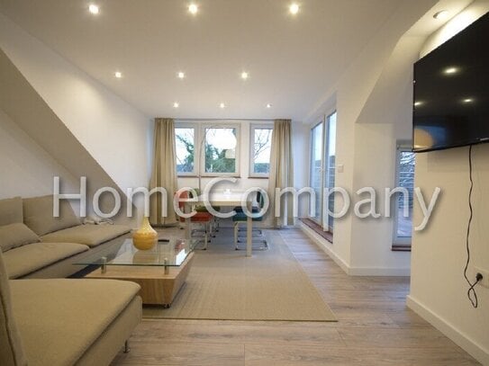 Wonderful apartment with roof terrace and offering lots of comfort, in the southern part of Essen city centre. Quiet lo…