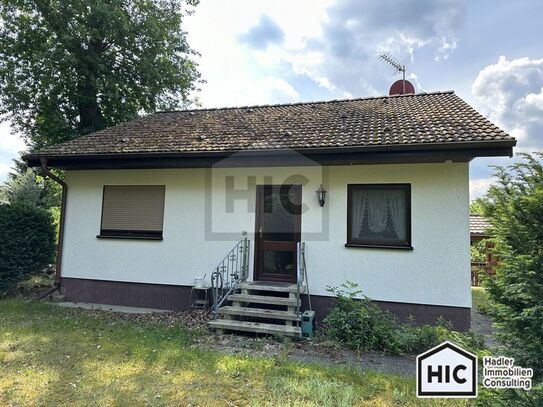 [HIC] Idyllischer Bungalow am Waldrand mit großem Grundstück und Wohlfühlcharakter!