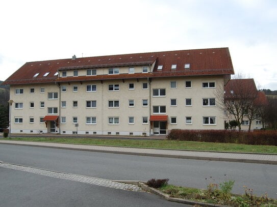 Singlewohnung 1.Raum mit Balkon, sep. Einbauküche und Bad sowie Stellplatz