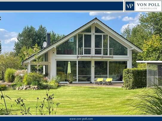 Hochwertige und energieeffiziente Architektenvilla in Natur-Oase mit zusätzlichem Bebaungspotential