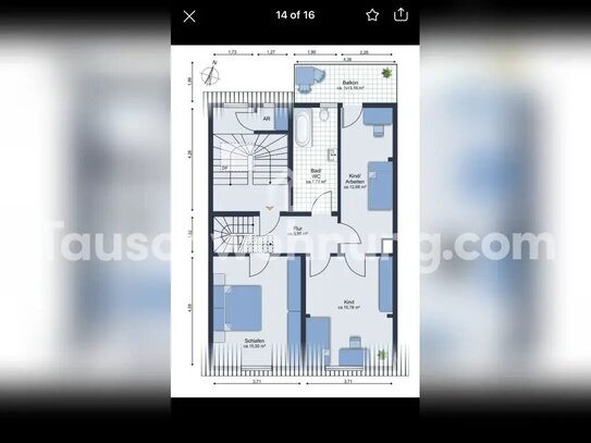 [TAUSCHWOHNUNG] 4- Raum- Wohnung