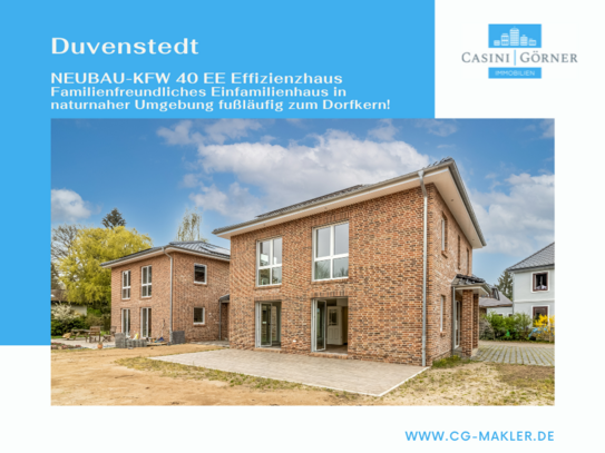 NEUBAU-ERSTBEZUG - Video-Besichtigung vorab/ KFW 40 EE Effizienzhaus/ fußläufig zum Dorfkern u.v.m.!