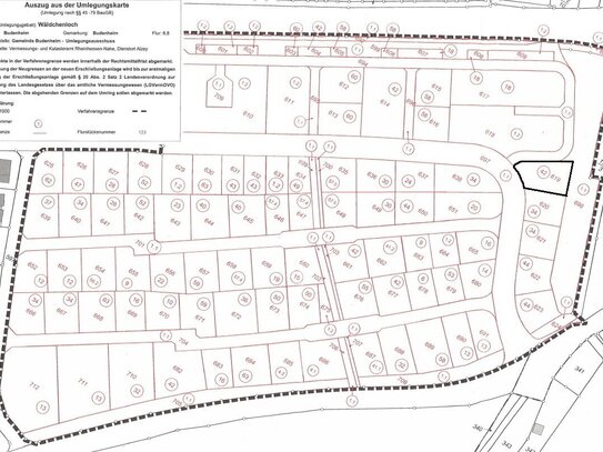 Grundstück für Einfamilien- und Doppelhausbebauung in Budenheimer Toplage