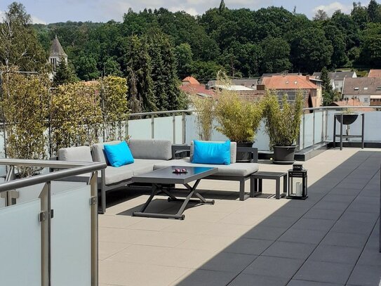 Exclusive Penthouse Wohnung mit großer Dachterrasse in Saarbrücken Bübingen