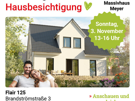 Hausbesichtigung am Sonntag den 03.11.2024 von 13.00 bis 16:00 Uhr