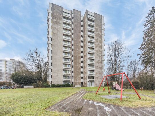 Gepflegte 2-Zimmer-Wohnung mit Blick über München