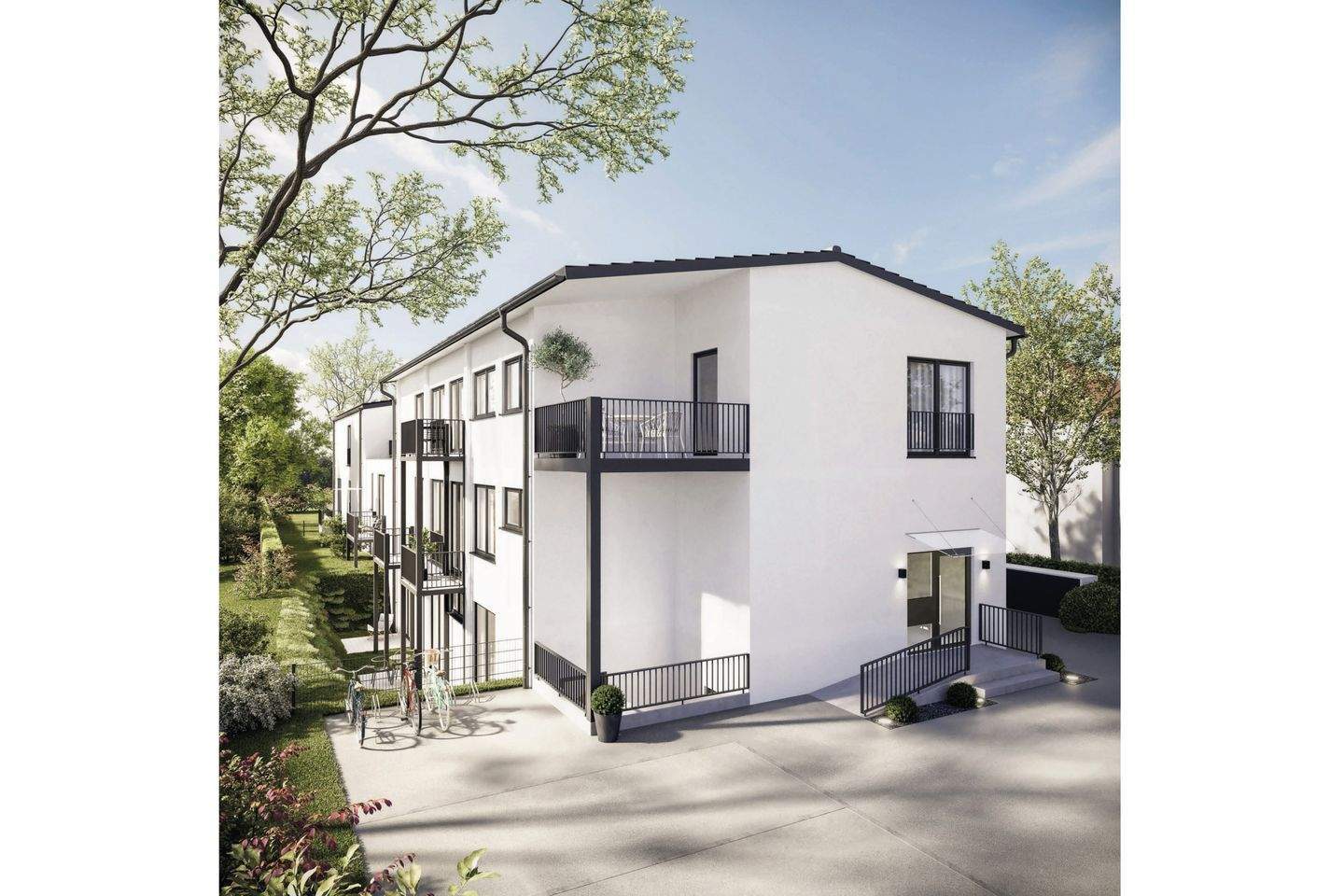 Wohnen auf höchstem Niveau - exklusive 2,5 Zim. mit Ankleide, Balkon & Dachterrasse - provisionsfrei