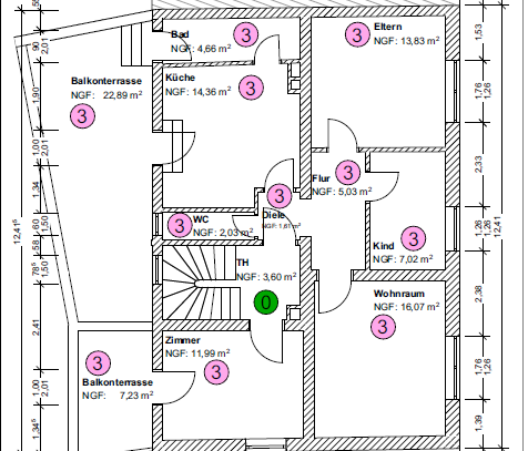 Provisionsfrei! 4-Zimmer-Wohnung in zentraler Lage mit Terrasse und Nebenraum!