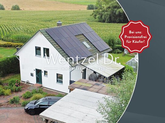 Modernes Einfamilienhaus in idyllischer Feldrandlage mit exzellenter Energieeffizienz