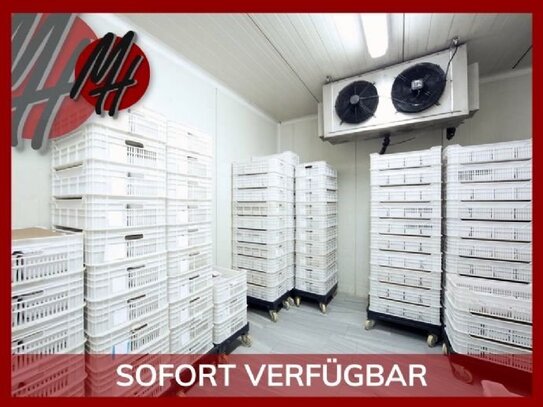 SOFORT VERFÜGBAR - Lager-/Kühllager (1.000 m²) & Büro-/Sozial (200 m²)