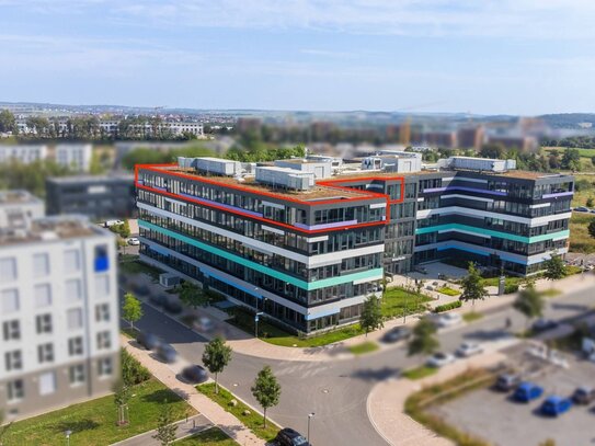 Großzügiges Penthouse Büro mit Terrasse und traumhafter Aussicht sowie modernster Ausstattung