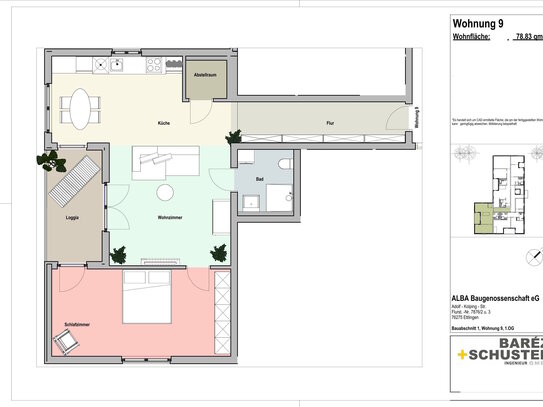 2-Zimmer-Neubauwohnung in Ettlingen, Adolf-Kolping-Str. 17, Erstbezug