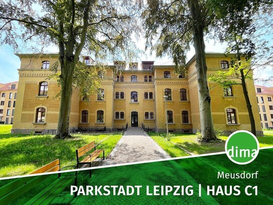 Familienglück im Erstbezug - Parkstadt Leipzig - West-Balkon, 2 Bäder, HWR, Stellplatz, Lift u.v.m.