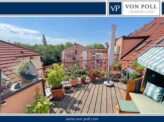 Eigennutzertraum mit großer Terrasse und Balkon an der Weißen Elster