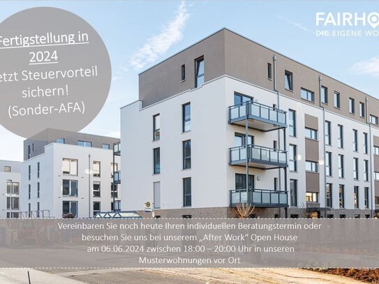 Attraktive 2-Zi.-Wohnung mit sonnigem Balkon in innovativem, klimafreundlichem Wohngebiet