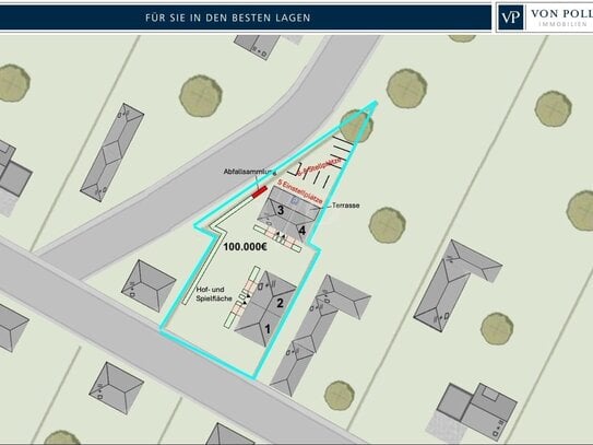 BAUPLATZ FÜR 1 DOPPELHAUSHÄLFTE IN SÖRNEWITZ