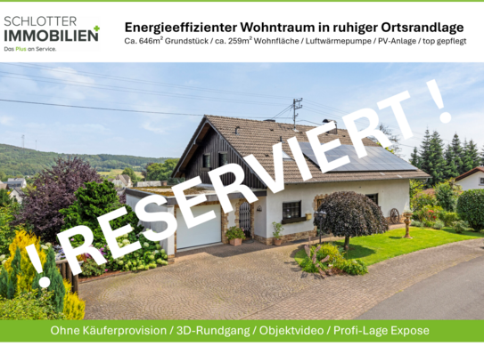 Energieeffizienter Wohntraum in herrlicher Lage