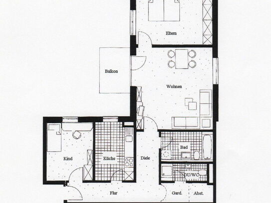 3-Zimmer-Wohnung vom Eigentümer genutzt im 2. Quartal 2025 verfügbar