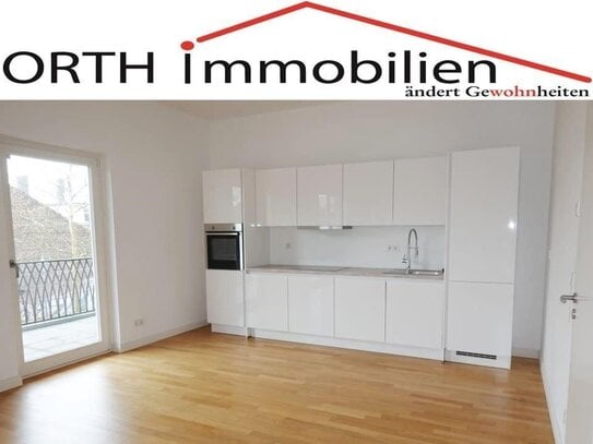 2 Raum Wohnung + West-Balkon + FBH + Concierge + Sauna in Heerdt EBK käuflich. Ideal für 1 Person.