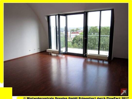 Schicke 2-Raum Maisonettewohnung mit Aufzug und Einbauküche !!! Großer Südbalkon !!