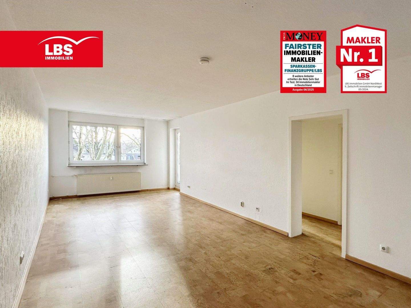 400 Meter bis zum See - Schöne 72 m² ETW mit Balkon & Garage in E-Heisingen