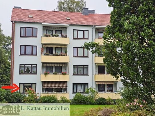 G 30 LESUM - gepflegte 4 Zimmerwohnung im Hochparterre mit Balkon-